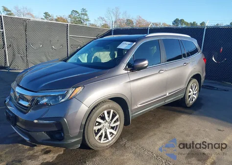 2019 Honda Pilot Ex-L из США, поврежденный, VIN 5FNYF5H51KB011320